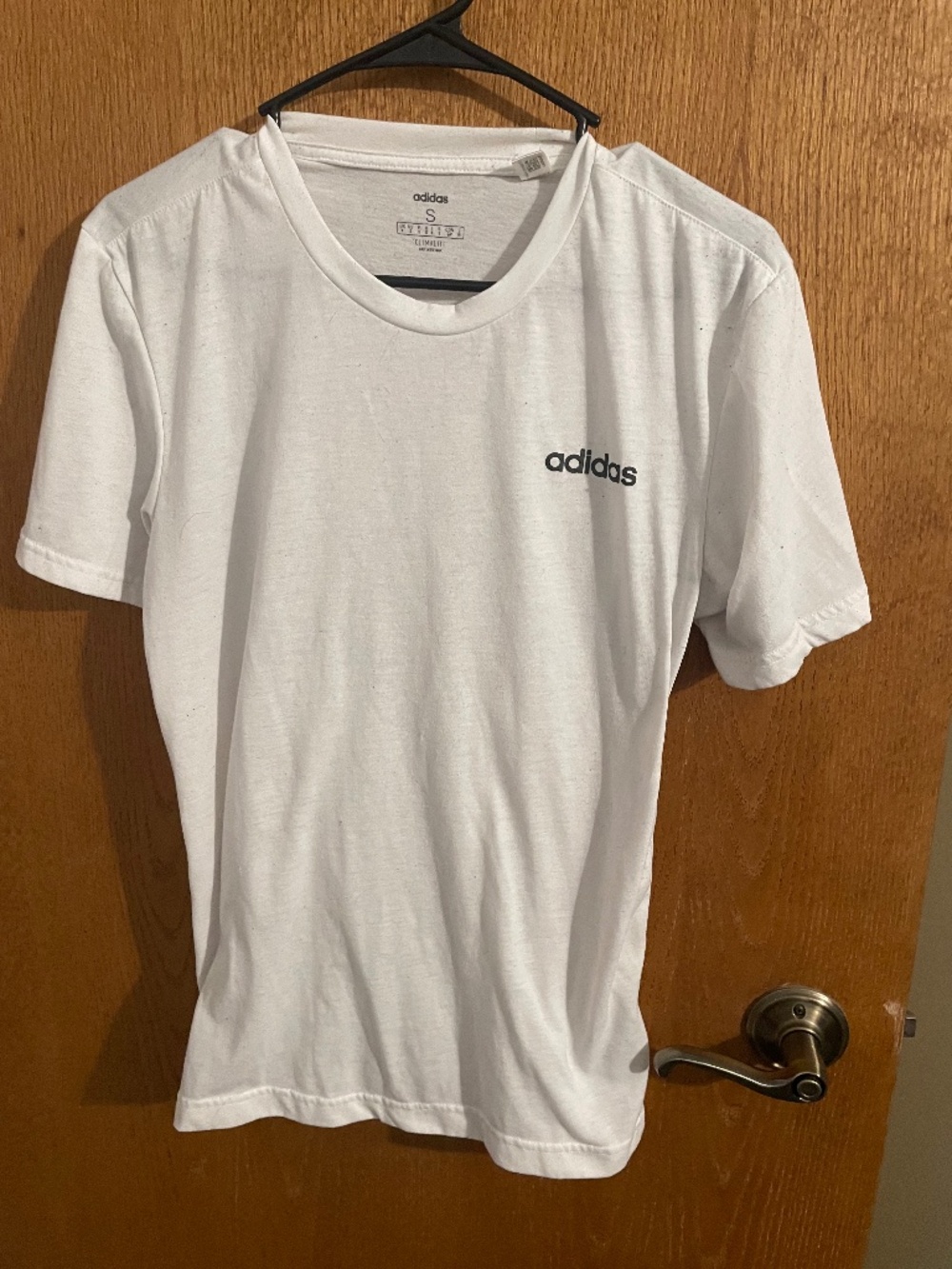 Adidas White T-Shirt Size S